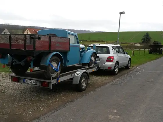 IFA F8 Pritschenwagen nach fast drei Jahrzehnten in der Garage – wieder zu Hause